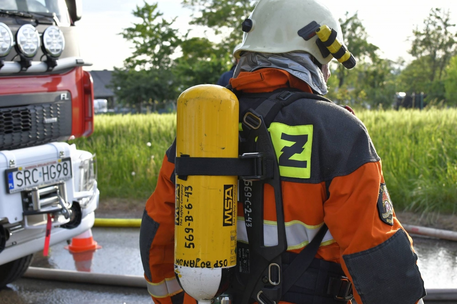 Zdjęcie w galerii na portalu naszraciborz.pl: Pożar kościoła w Pietraszynie. Cztery osoby ranne [FOTO i WIDEO z ĆWICZEŃ] wiadomości z regionu