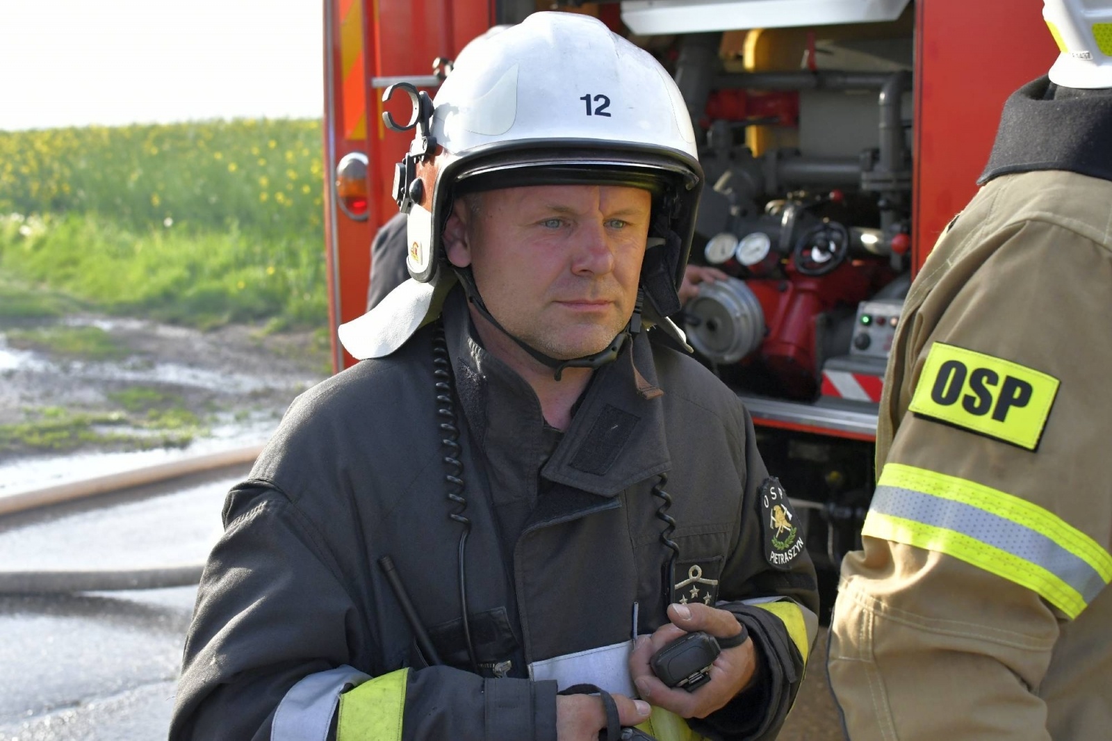 Zdjęcie w galerii na portalu naszraciborz.pl: Pożar kościoła w Pietraszynie. Cztery osoby ranne [FOTO i WIDEO z ĆWICZEŃ] wiadomości z regionu