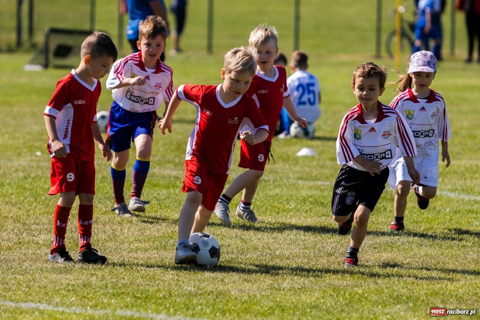 Zdjęcie w galerii na portalu naszraciborz.pl: Najmłodsi walczyli o każdą piłkę. II Turniej Małych Bajtlów w Markowicach [FOTO] wiadomości z regionu
