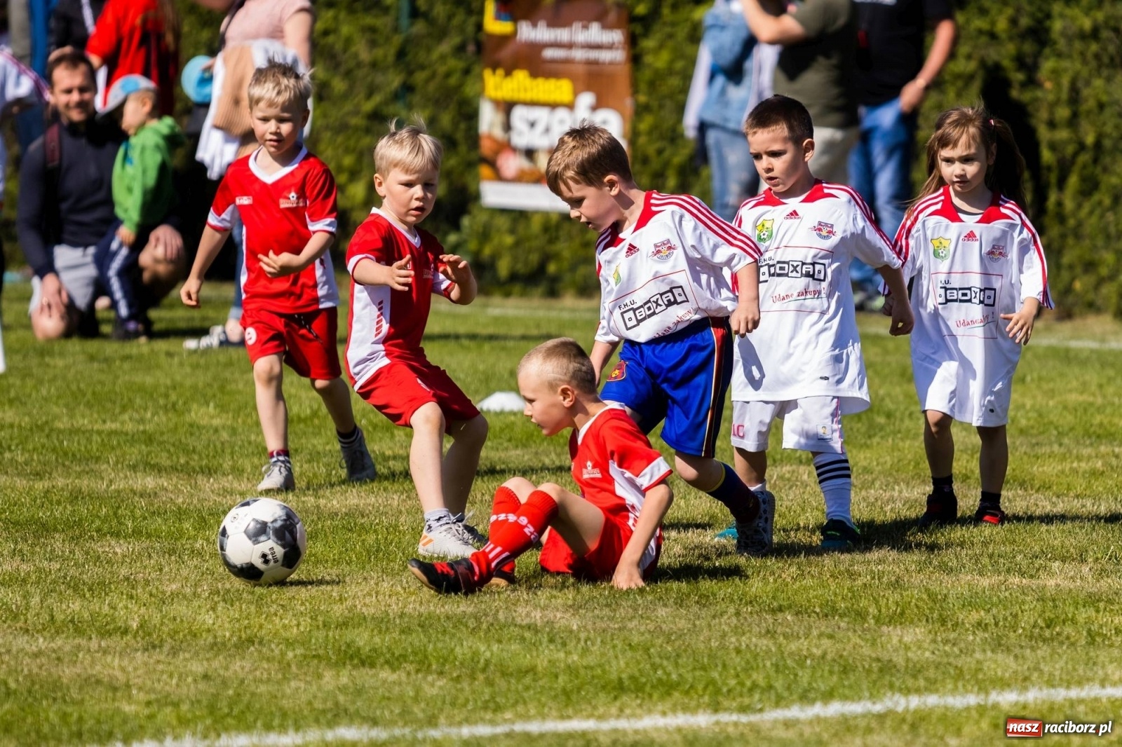 Zdjęcie w galerii na portalu naszraciborz.pl: Najmłodsi walczyli o każdą piłkę. II Turniej Małych Bajtlów w Markowicach [FOTO] wiadomości z regionu