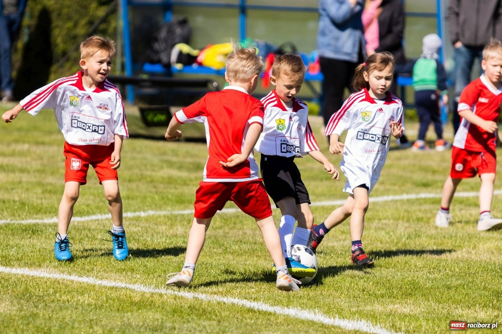 Zdjęcie w galerii na portalu naszraciborz.pl: Najmłodsi walczyli o każdą piłkę. II Turniej Małych Bajtlów w Markowicach [FOTO] wiadomości z regionu