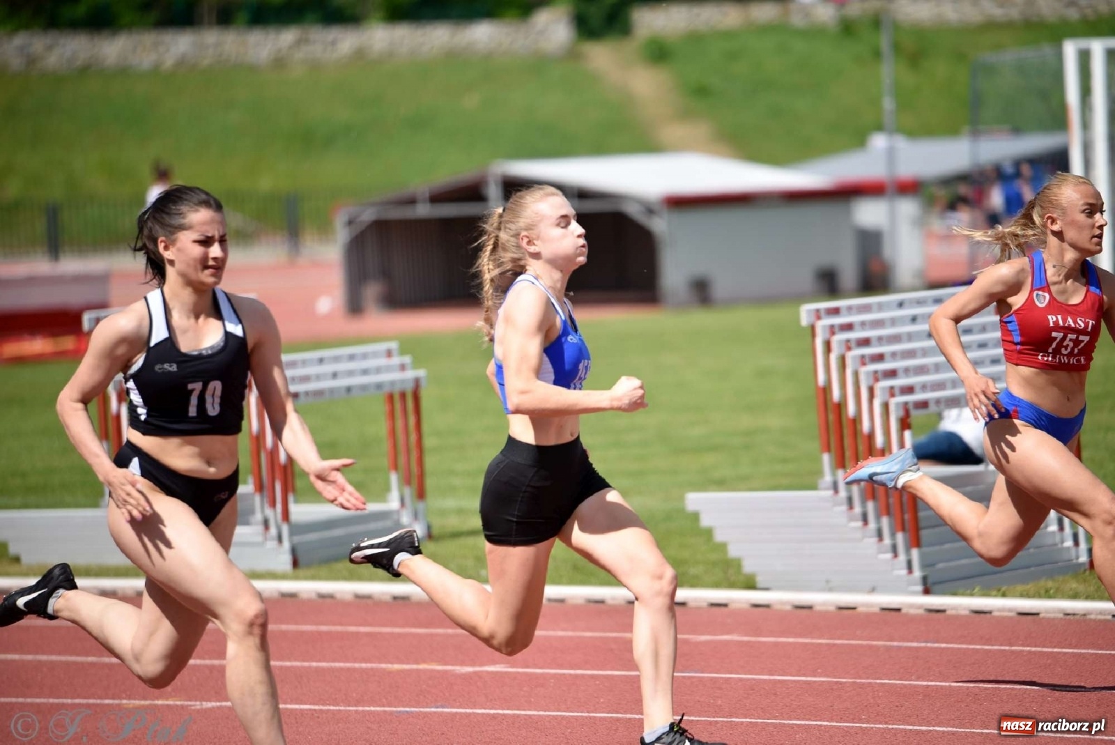 Zdjęcie w galerii na portalu naszraciborz.pl: Królowa sportu zagościła w Raciborzu. Polsko-czeska rywalizacja przy Zamkowej wiadomości z regionu