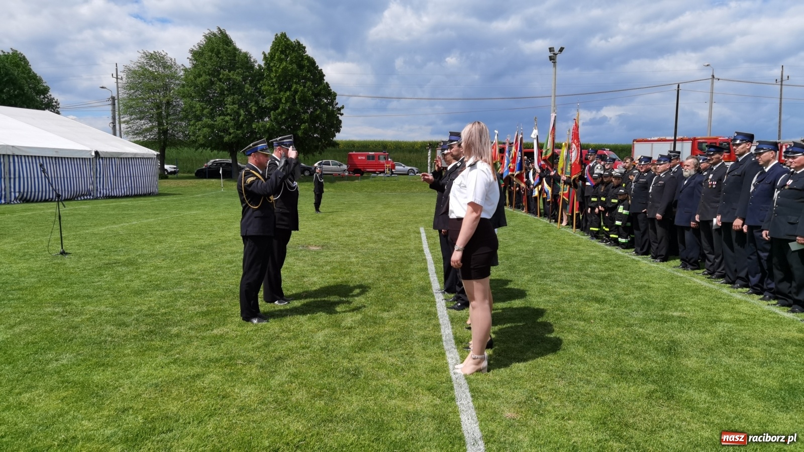 Zdjęcie w galerii na portalu naszraciborz.pl: Strażackie święto w Pietraszynie. 110-lat miejscowej OSP [FOTO i WIDEO] wiadomości z regionu