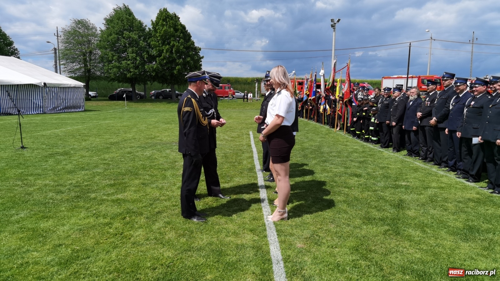 Zdjęcie w galerii na portalu naszraciborz.pl: Strażackie święto w Pietraszynie. 110-lat miejscowej OSP [FOTO i WIDEO] wiadomości z regionu