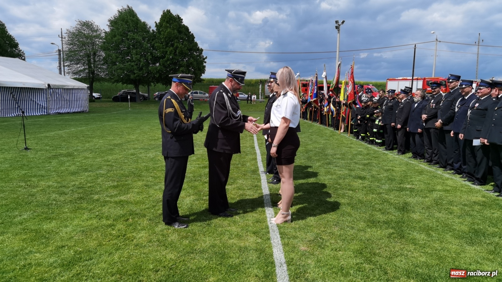 Zdjęcie w galerii na portalu naszraciborz.pl: Strażackie święto w Pietraszynie. 110-lat miejscowej OSP [FOTO i WIDEO] wiadomości z regionu