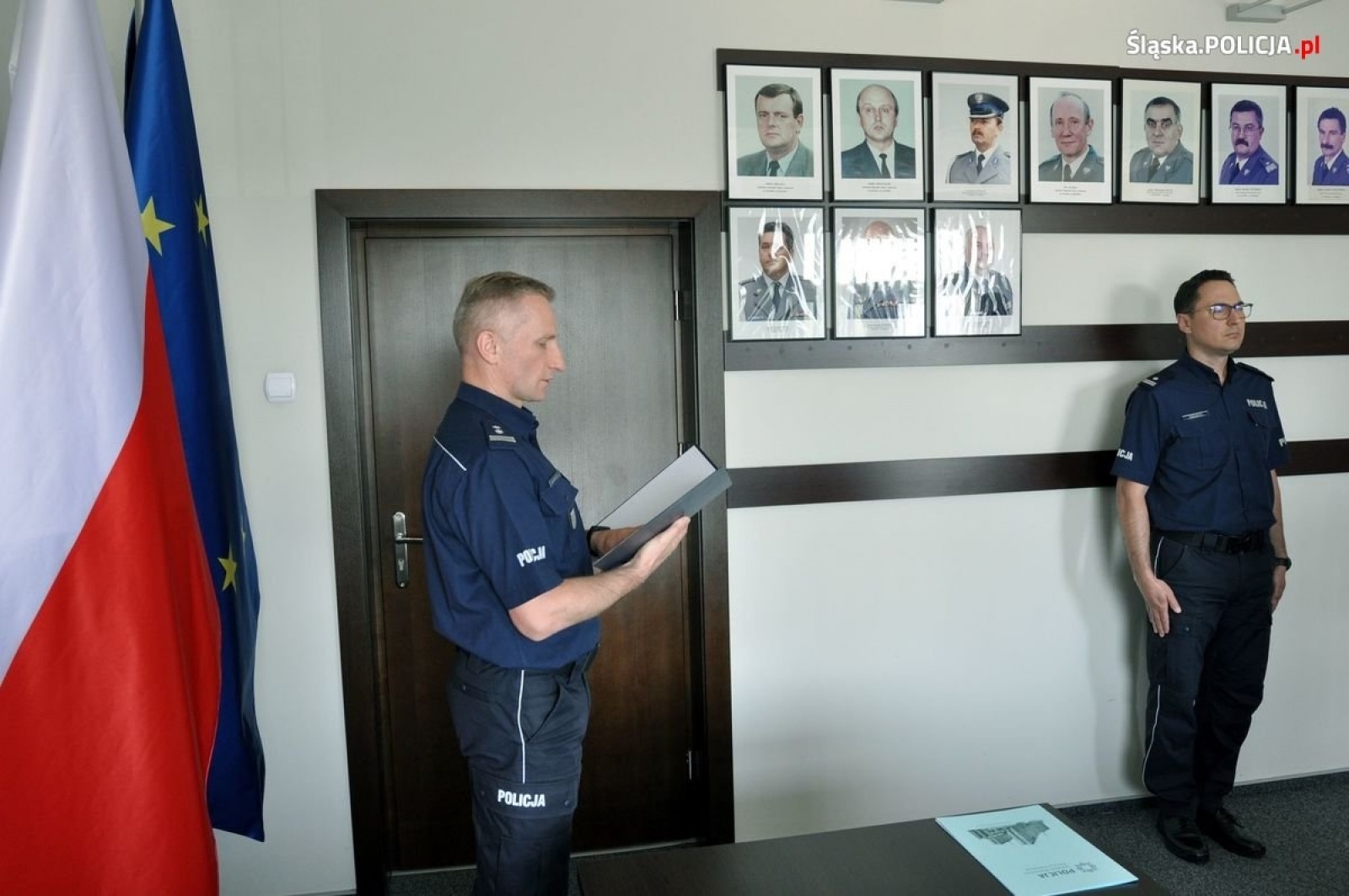 Zdjęcie w galerii na portalu naszraciborz.pl: Komendant ma nowego zastępcę. Zmiana kadrowa w raciborskiej policji wiadomości z regionu