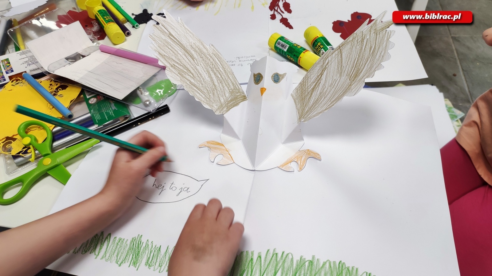 Zdjęcie w galerii na portalu naszraciborz.pl: Książki pop-up ożyły w Brzeziu wiadomości z regionu