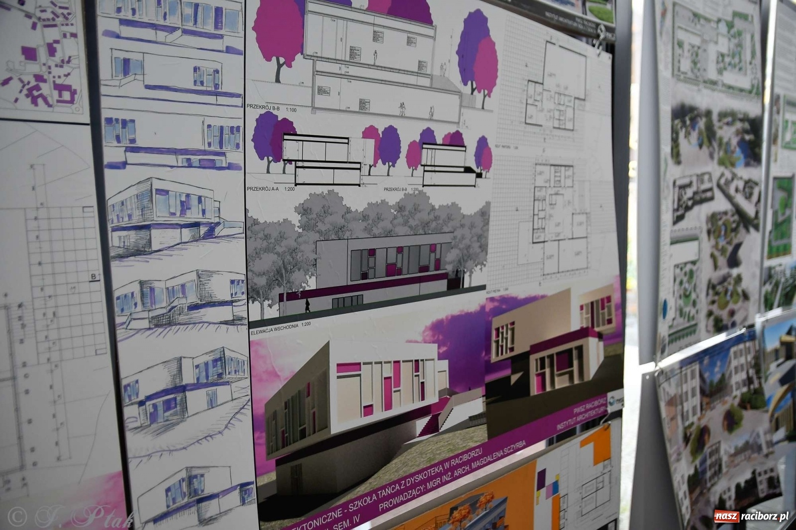 Zdjęcie w galerii na portalu naszraciborz.pl: Młoda architektura Raciborza - PWSZ pokazała prace studentów i wręczyła dyplomy wiadomości z regionu