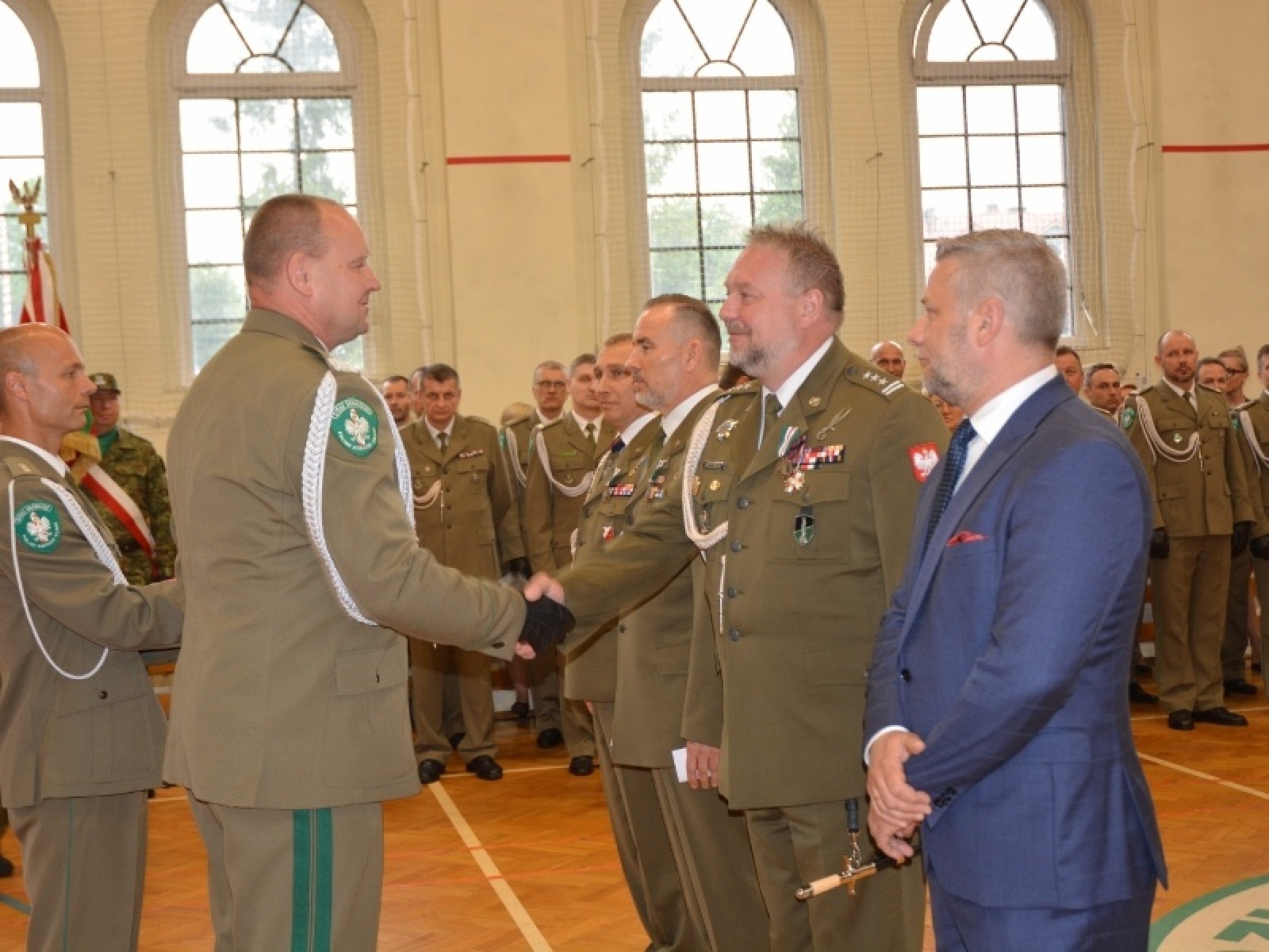 Zdjęcie w galerii na portalu naszraciborz.pl: Śląscy pogranicznicy z Raciborza świętowali 31. rocznicę powstania formacji wiadomości z regionu