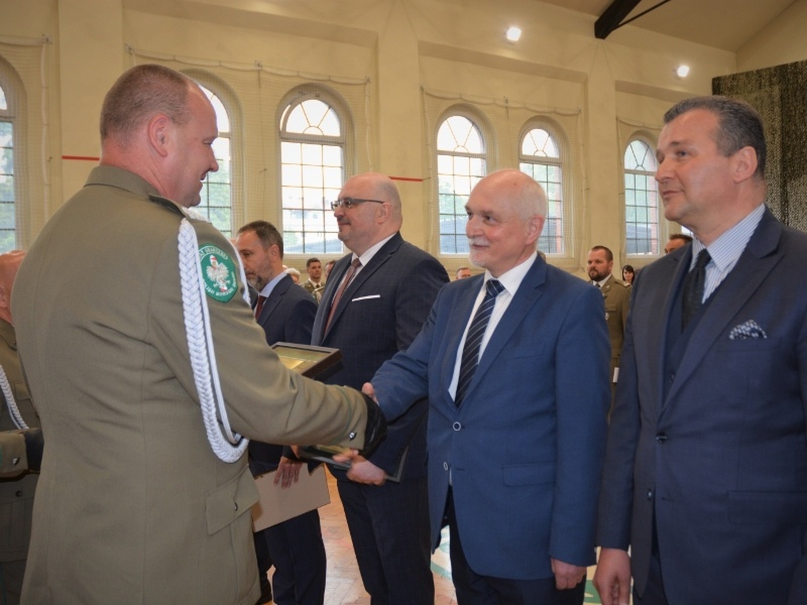 Zdjęcie w galerii na portalu naszraciborz.pl: Śląscy pogranicznicy z Raciborza świętowali 31. rocznicę powstania formacji wiadomości z regionu