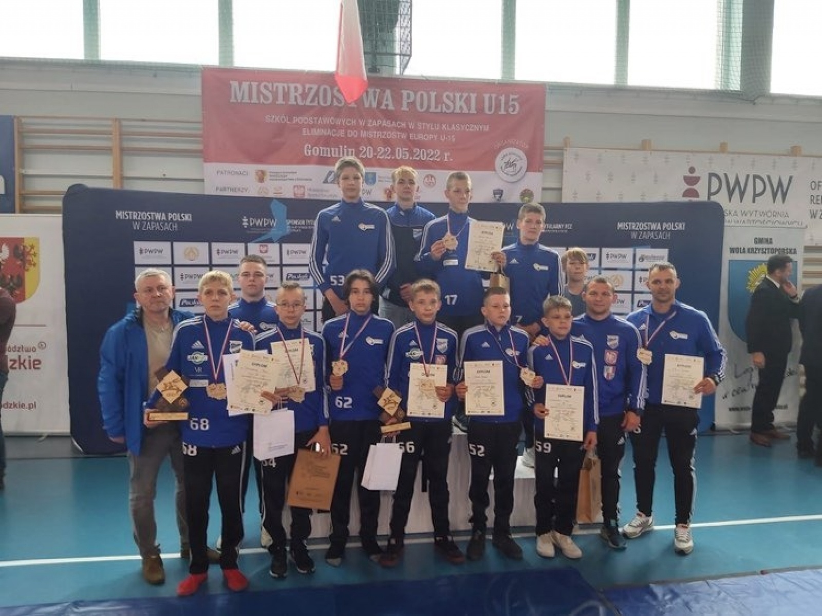 Zdjęcie w galerii na portalu naszraciborz.pl: Młodzi zapaśnicy z Raciborza najlepsi w kraju! wiadomości z regionu