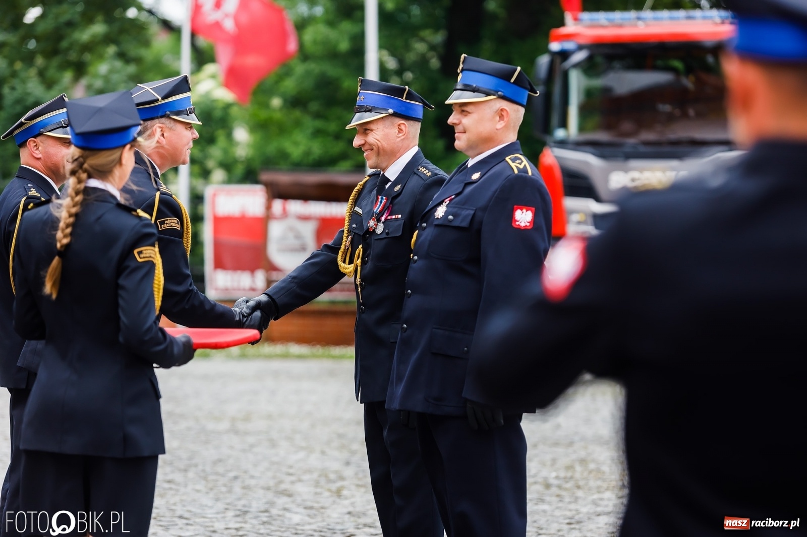 Zdjęcie w galerii na portalu naszraciborz.pl: Cisi aniołowe drugiego człowieka. Dzień Strażaka na Zamku Piastowskim [FOTO i WIDEO] wiadomości z regionu