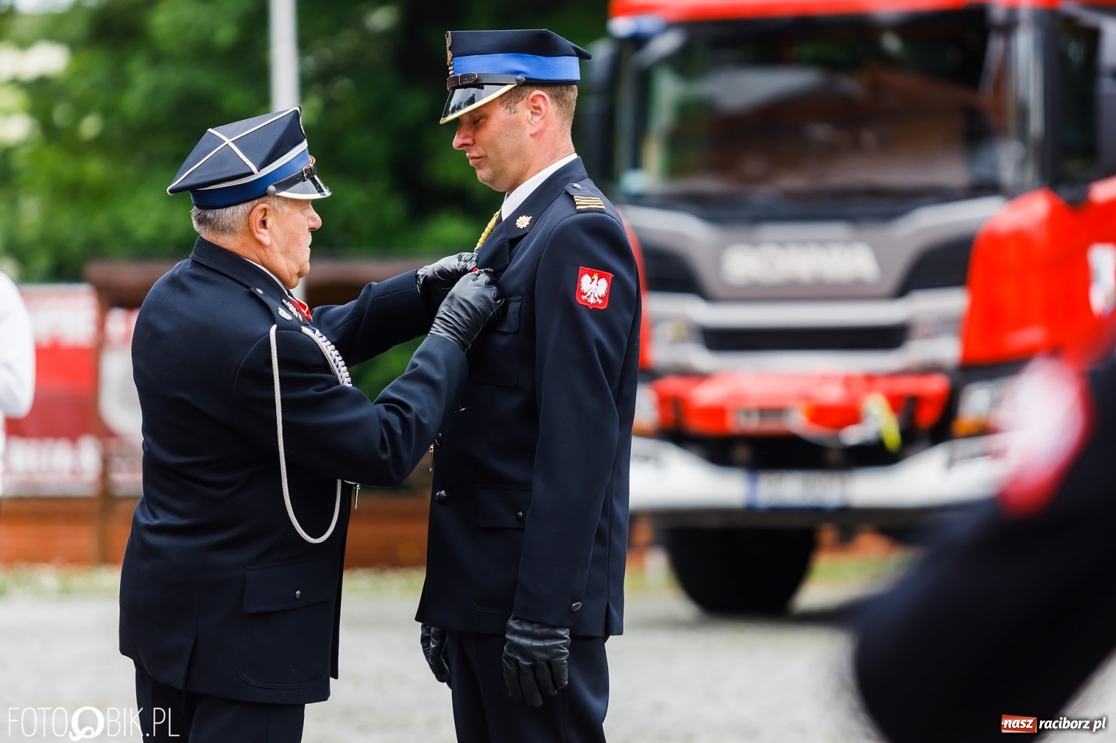 Zdjęcie w galerii na portalu naszraciborz.pl: Cisi aniołowe drugiego człowieka. Dzień Strażaka na Zamku Piastowskim [FOTO i WIDEO] wiadomości z regionu