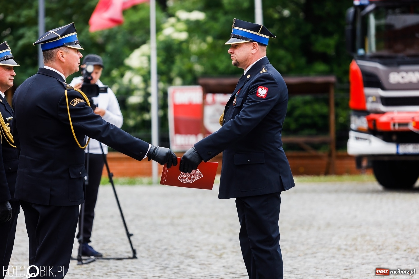 Zdjęcie w galerii na portalu naszraciborz.pl: Cisi aniołowe drugiego człowieka. Dzień Strażaka na Zamku Piastowskim [FOTO i WIDEO] wiadomości z regionu