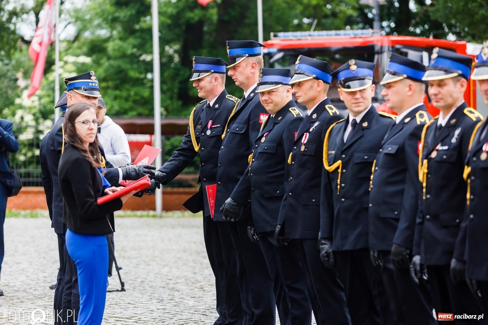 Zdjęcie w galerii na portalu naszraciborz.pl: Cisi aniołowe drugiego człowieka. Dzień Strażaka na Zamku Piastowskim [FOTO i WIDEO] wiadomości z regionu