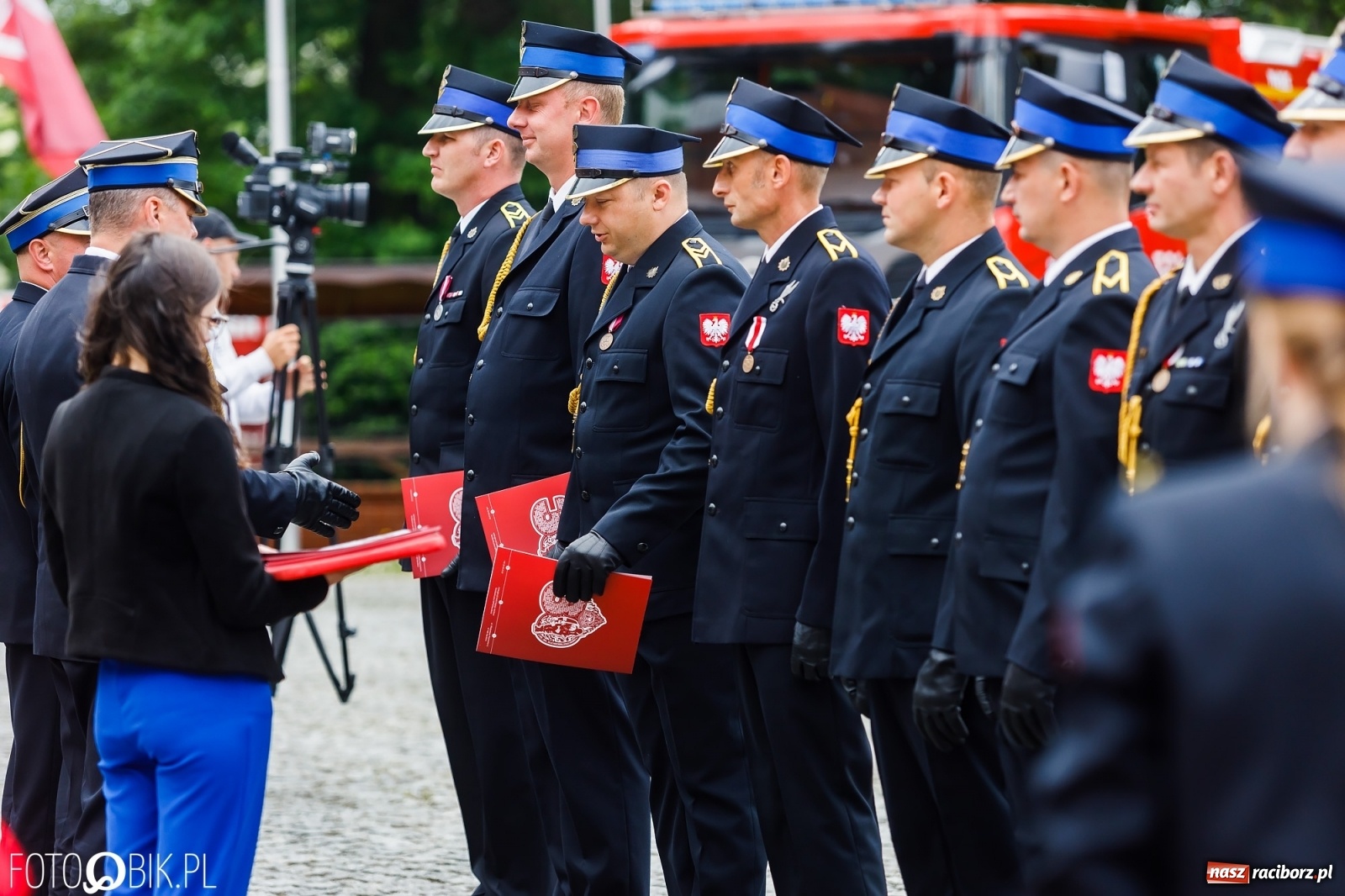 Zdjęcie w galerii na portalu naszraciborz.pl: Cisi aniołowe drugiego człowieka. Dzień Strażaka na Zamku Piastowskim [FOTO i WIDEO] wiadomości z regionu