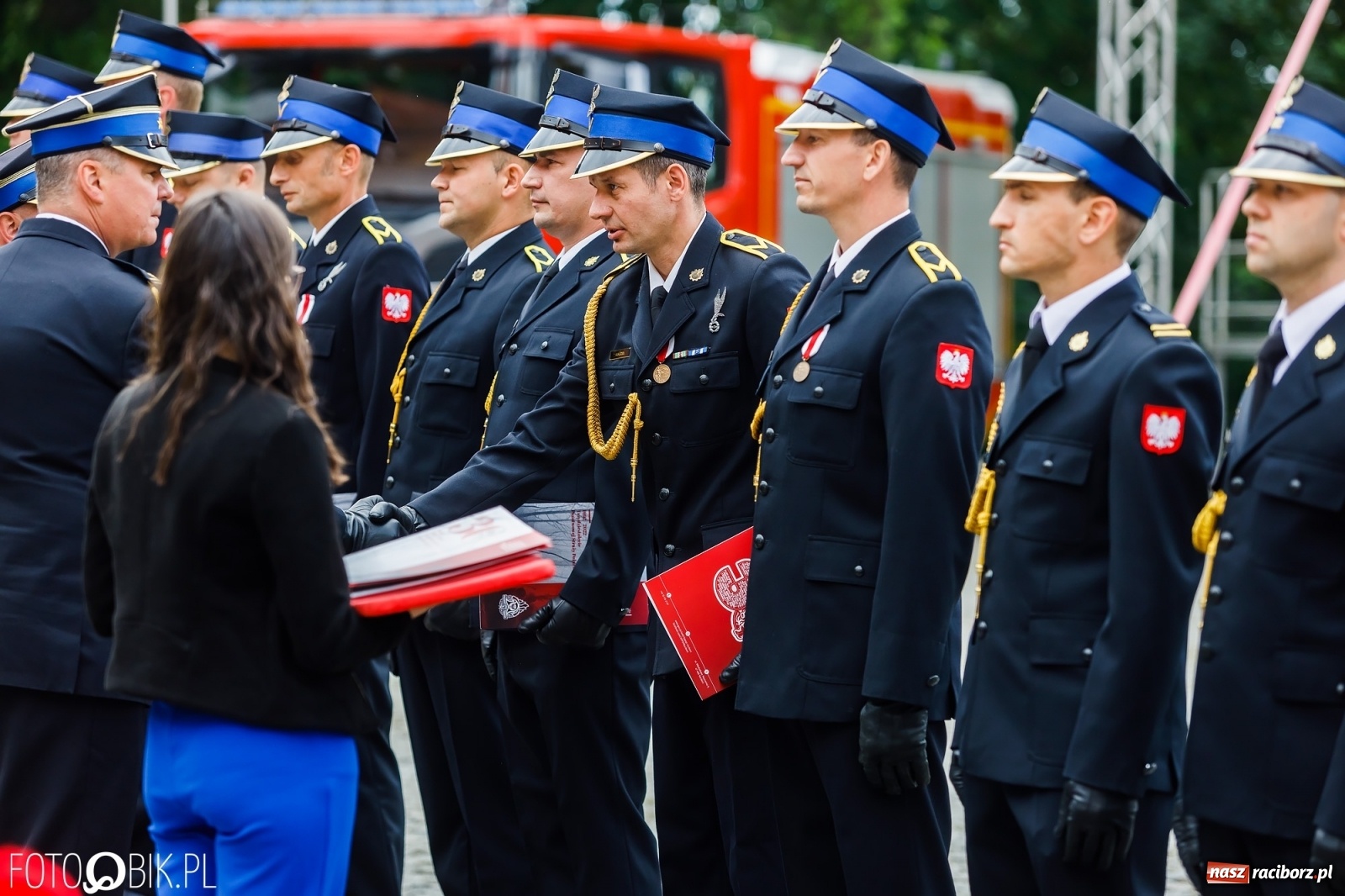 Zdjęcie w galerii na portalu naszraciborz.pl: Cisi aniołowe drugiego człowieka. Dzień Strażaka na Zamku Piastowskim [FOTO i WIDEO] wiadomości z regionu