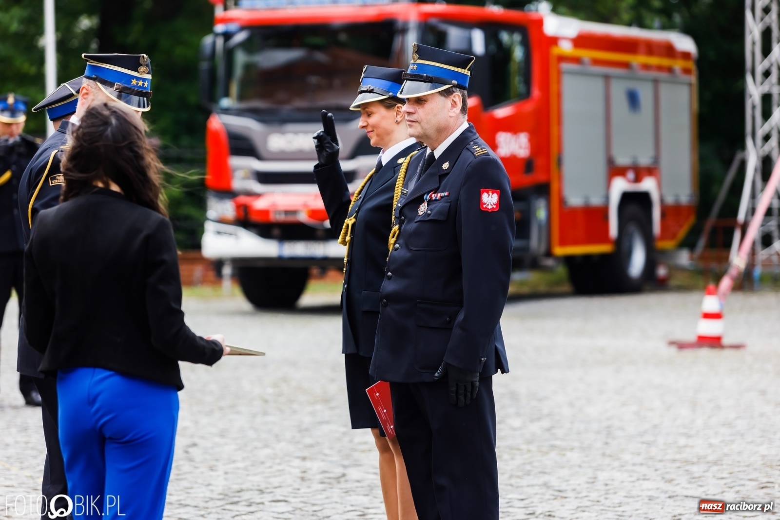 Zdjęcie w galerii na portalu naszraciborz.pl: Cisi aniołowe drugiego człowieka. Dzień Strażaka na Zamku Piastowskim [FOTO i WIDEO] wiadomości z regionu