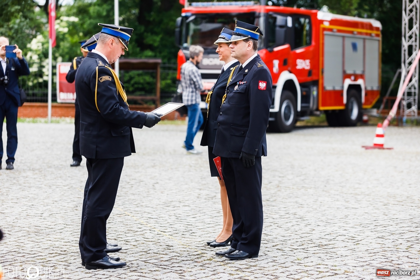 Zdjęcie w galerii na portalu naszraciborz.pl: Cisi aniołowe drugiego człowieka. Dzień Strażaka na Zamku Piastowskim [FOTO i WIDEO] wiadomości z regionu