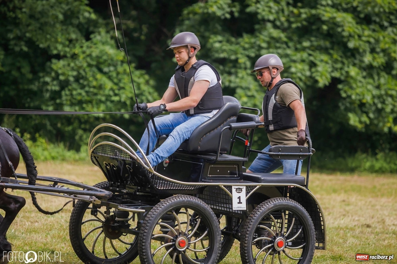 Zdjęcie w galerii na portalu naszraciborz.pl: W siodłach i zaprzęgach. Zawody konne w Łubowicach wiadomości z regionu