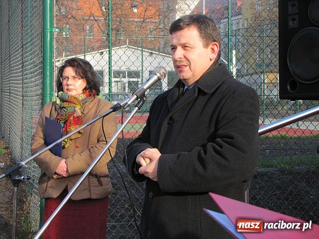 Zdjęcie w galerii na portalu naszraciborz.pl: Orlik wylądował przy Budowlance wiadomości z regionu