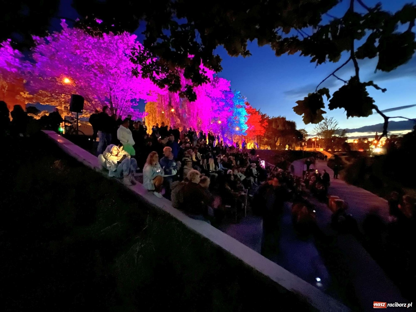 Zdjęcie w galerii na portalu naszraciborz.pl: Laserowe show na bulwarach [WIDEO] wiadomości z regionu