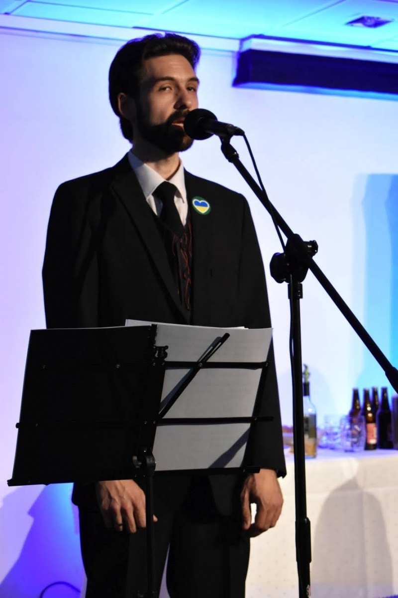 Zdjęcie w galerii na portalu naszraciborz.pl: Wolność dla Ukrainy, Lwowska domówka i spotkanie z prof. Stanisławem Sławomirem Nicieją na zamku wiadomości z regionu