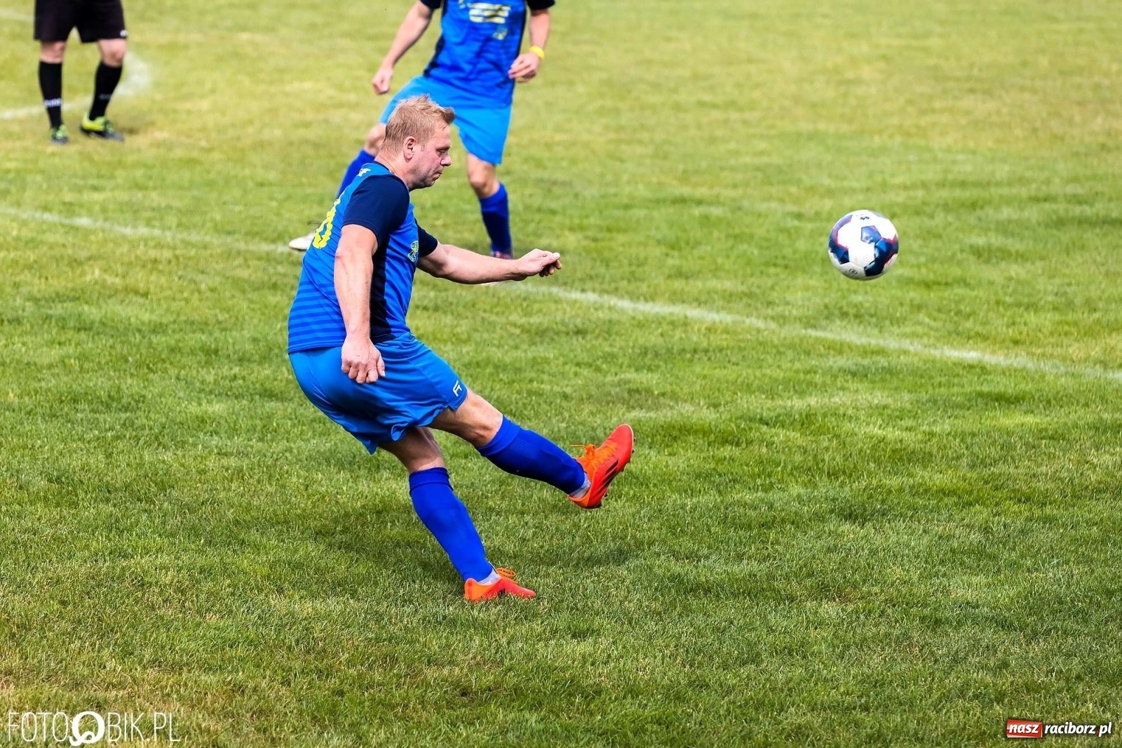 Zdjęcie w galerii na portalu naszraciborz.pl: Bolesław kontra Brzezie. Dwie równe połowy zakończone podziałem punktów [FOTO] wiadomości z regionu