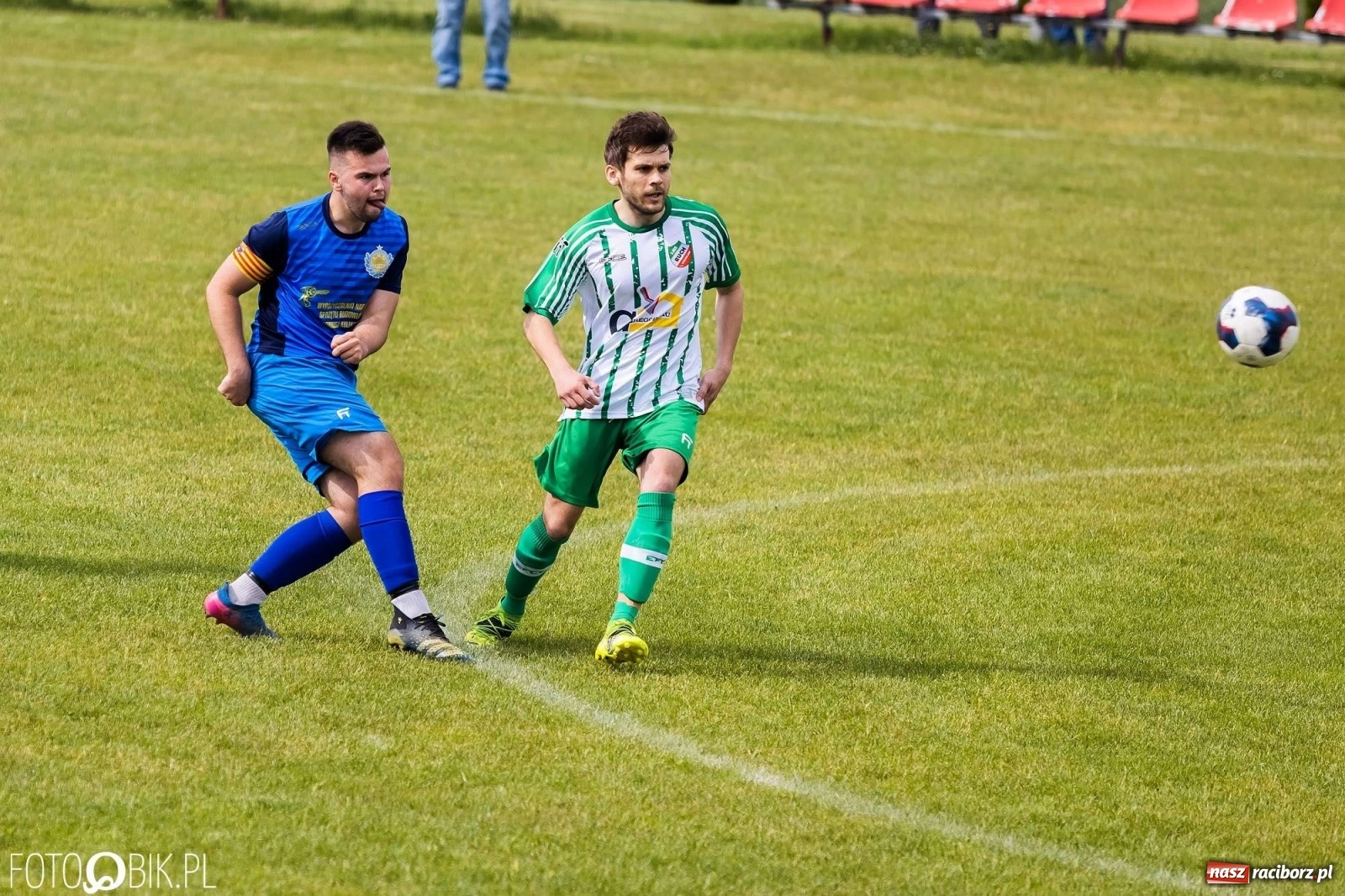 Zdjęcie w galerii na portalu naszraciborz.pl: Bolesław kontra Brzezie. Dwie równe połowy zakończone podziałem punktów [FOTO] wiadomości z regionu