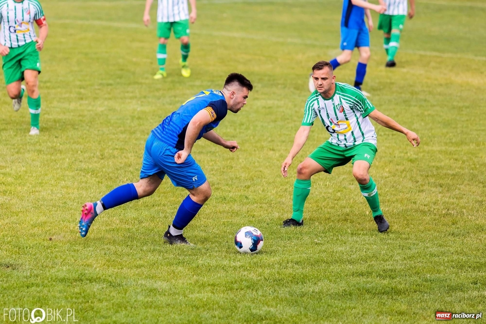 Zdjęcie w galerii na portalu naszraciborz.pl: Bolesław kontra Brzezie. Dwie równe połowy zakończone podziałem punktów [FOTO] wiadomości z regionu