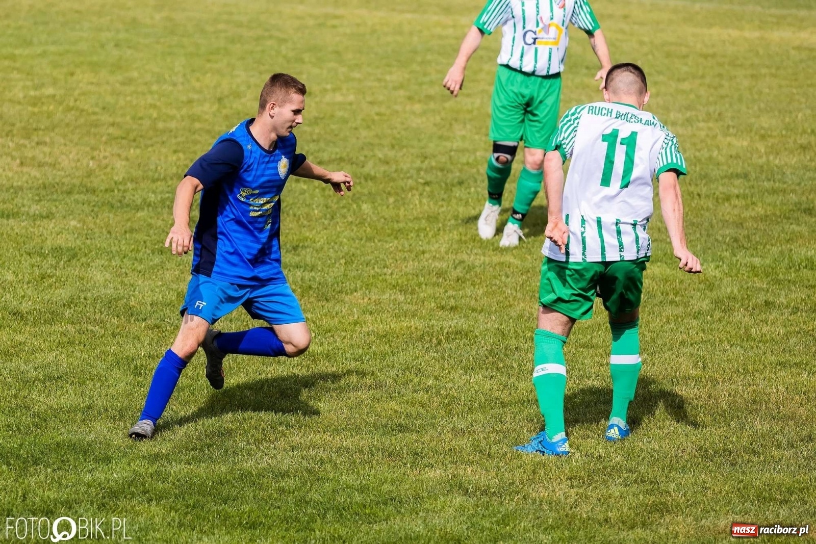 Zdjęcie w galerii na portalu naszraciborz.pl: Bolesław kontra Brzezie. Dwie równe połowy zakończone podziałem punktów [FOTO] wiadomości z regionu