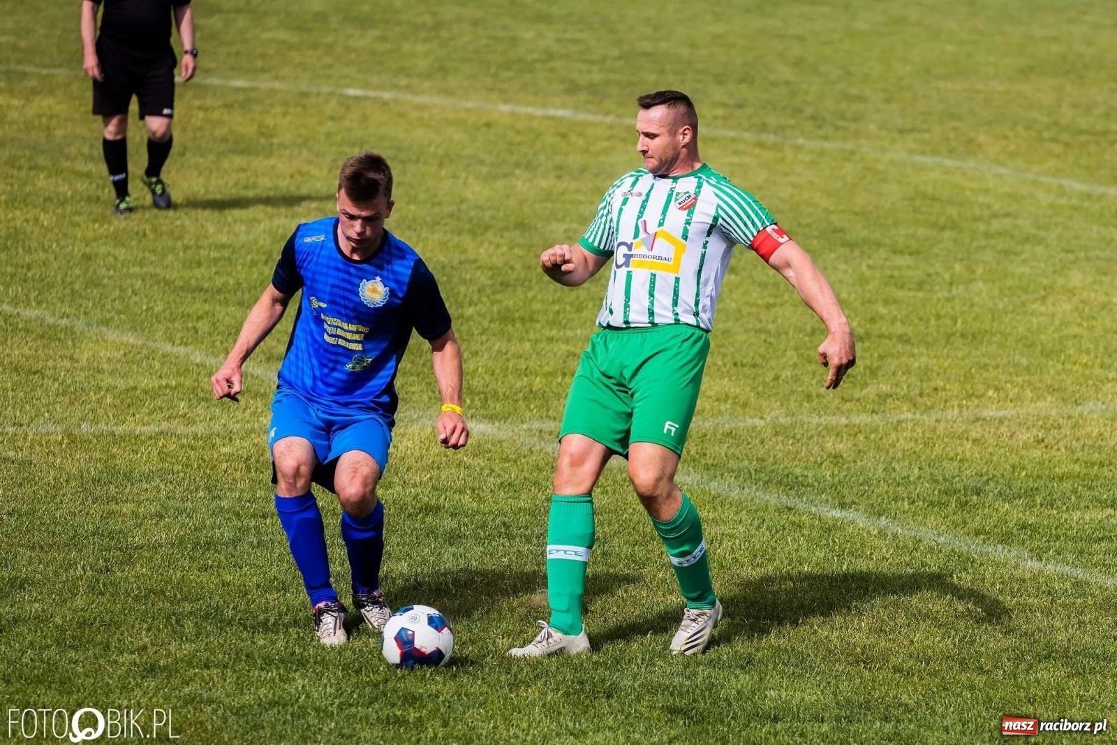 Zdjęcie w galerii na portalu naszraciborz.pl: Bolesław kontra Brzezie. Dwie równe połowy zakończone podziałem punktów [FOTO] wiadomości z regionu