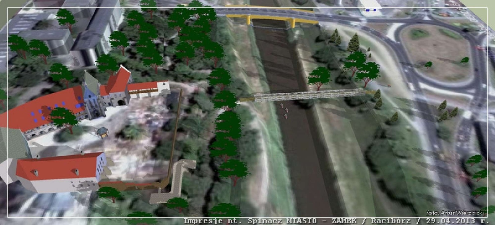 Zdjęcie w galerii na portalu naszraciborz.pl: Z redakcyjnej poczty. Strażacy pokazali, że mały most jest potrzebny wiadomości z regionu