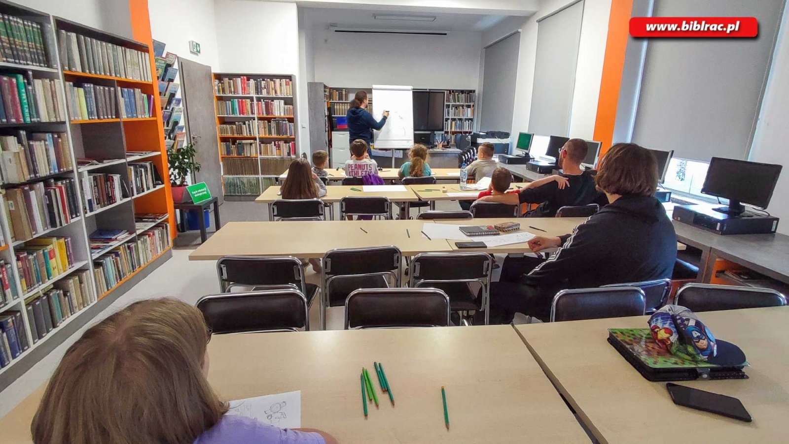 Zdjęcie w galerii na portalu naszraciborz.pl: W raciborskiej bibliotece tworzyli komiksy wiadomości z regionu