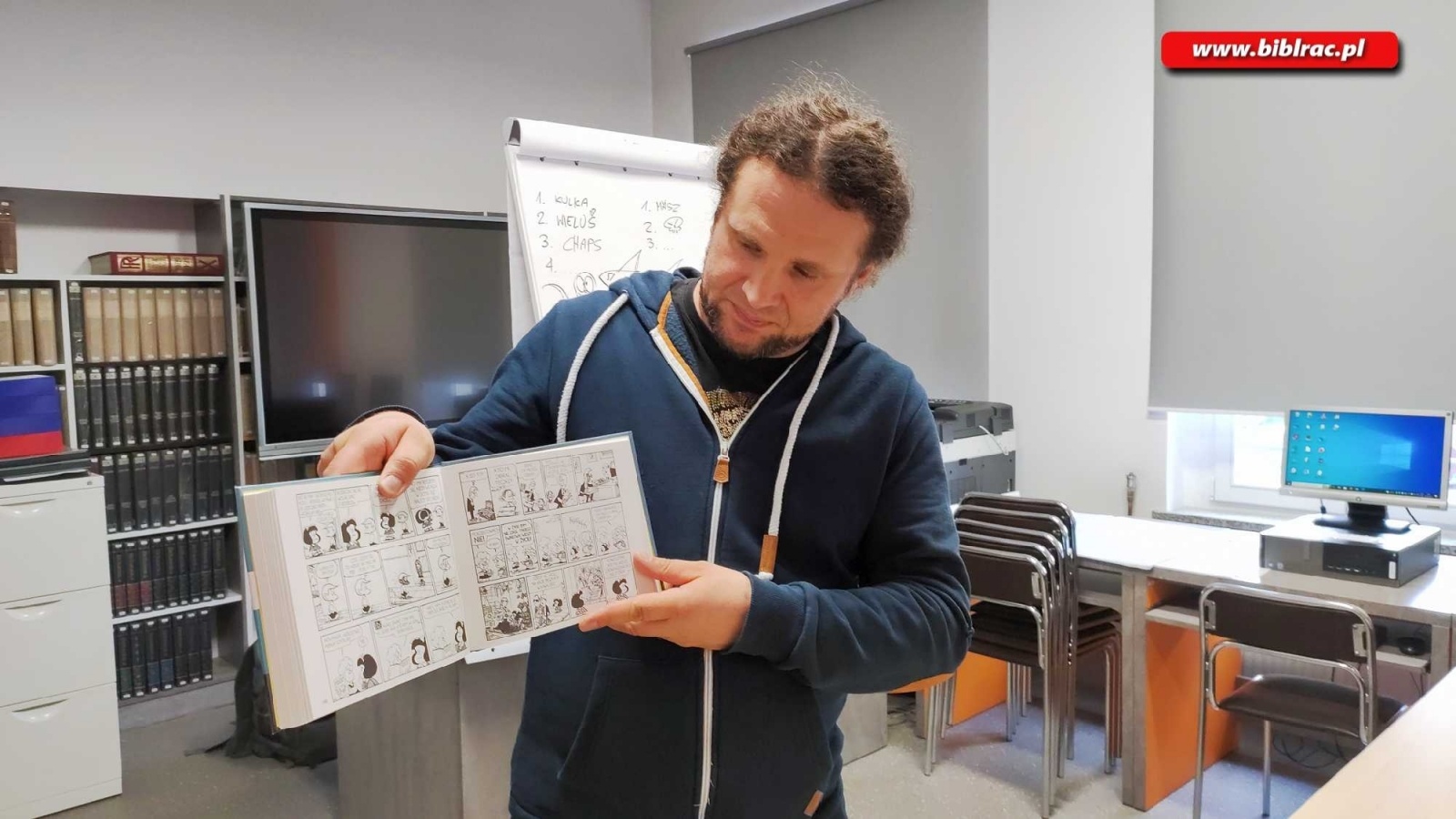 Zdjęcie w galerii na portalu naszraciborz.pl: W raciborskiej bibliotece tworzyli komiksy wiadomości z regionu