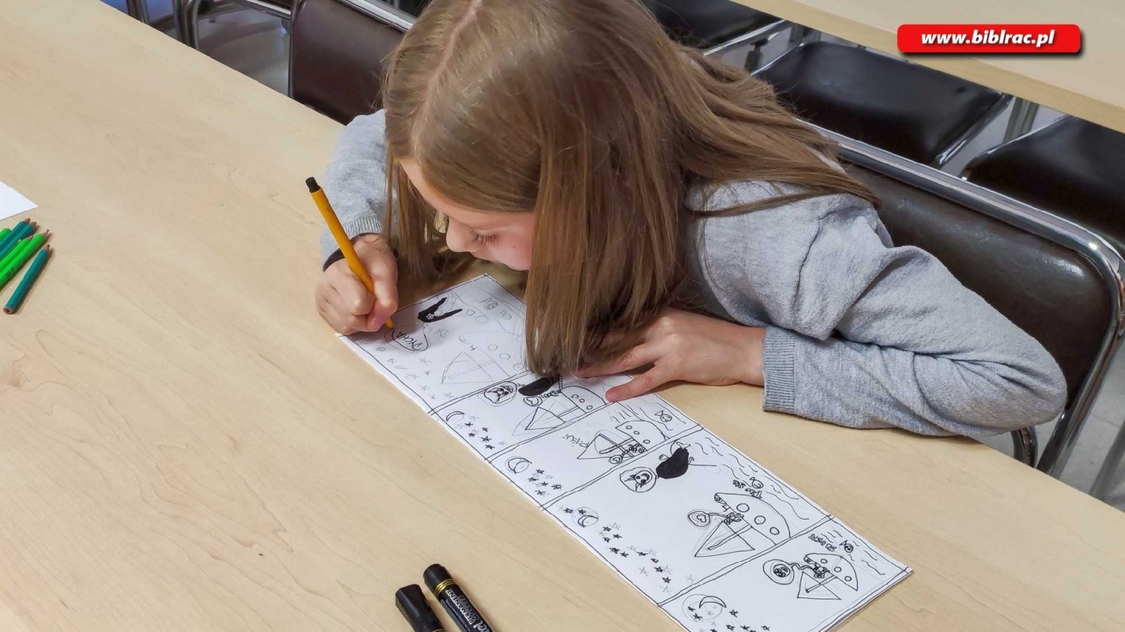 Zdjęcie w galerii na portalu naszraciborz.pl: W raciborskiej bibliotece tworzyli komiksy wiadomości z regionu