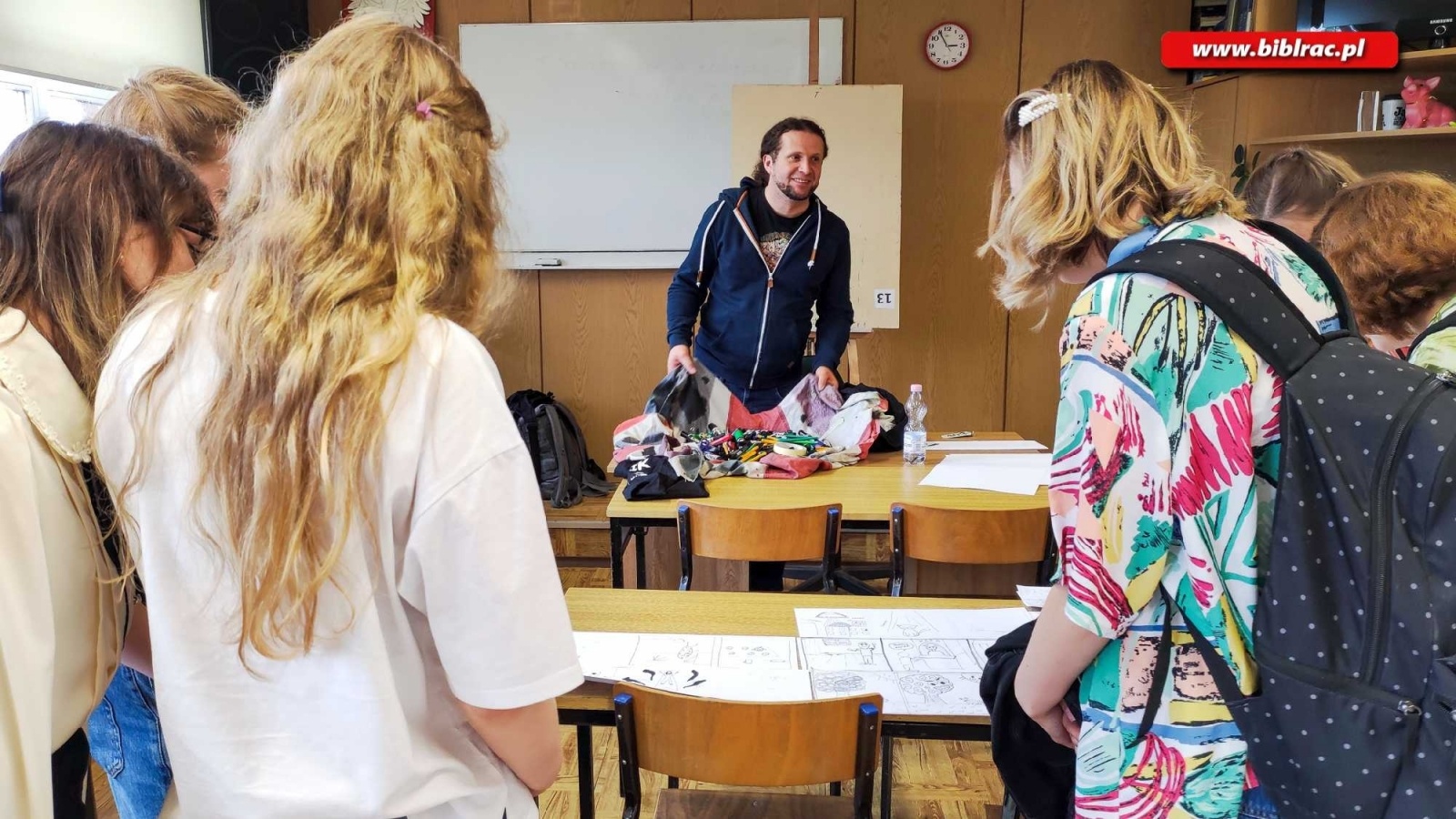 Zdjęcie w galerii na portalu naszraciborz.pl: W raciborskiej bibliotece tworzyli komiksy wiadomości z regionu