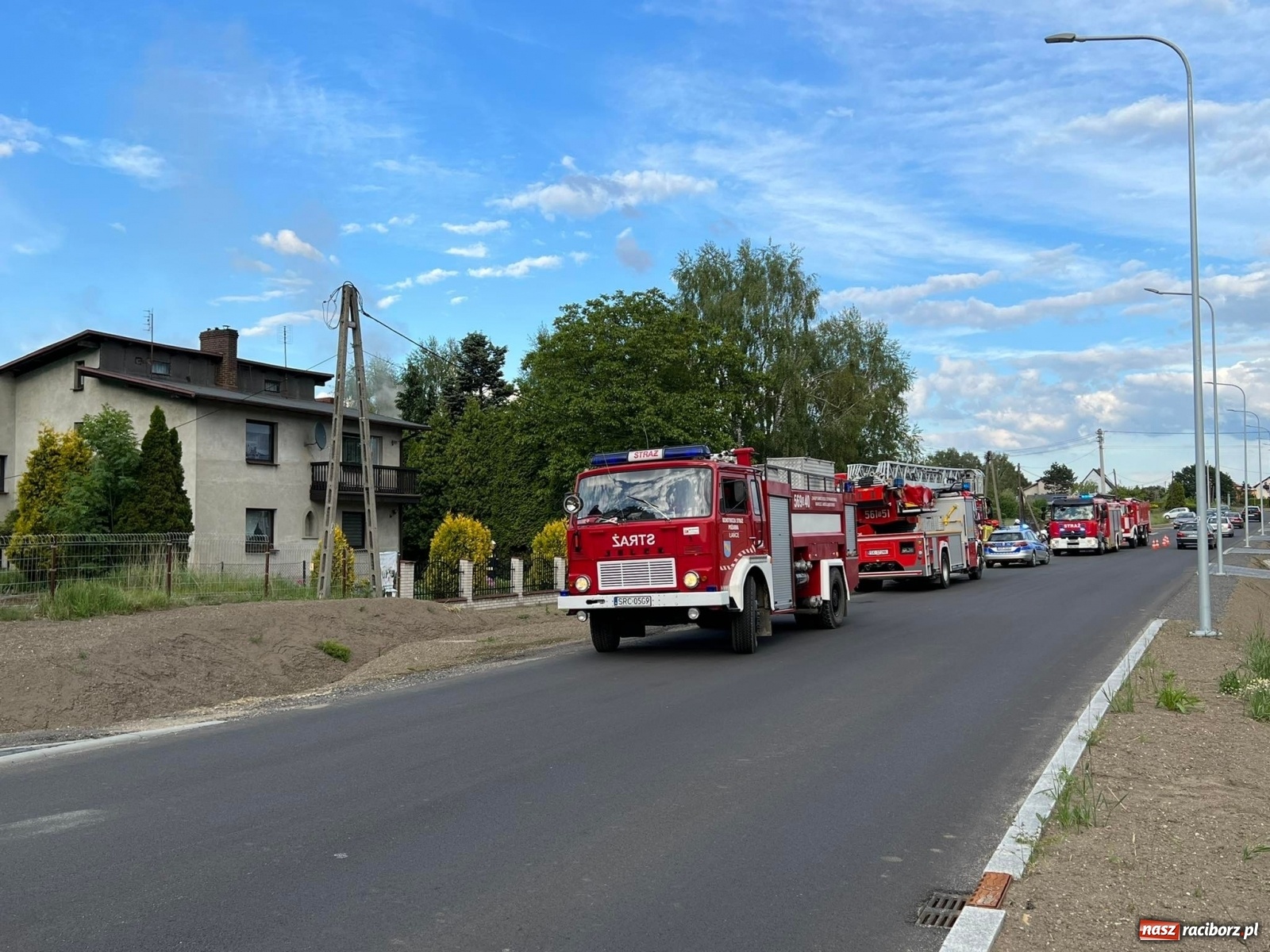 Zdjęcie w galerii na portalu naszraciborz.pl: Raport 998. Poważny pożar w Pogrzebieniu. Straty to 200 tys. złotych  wiadomości z regionu