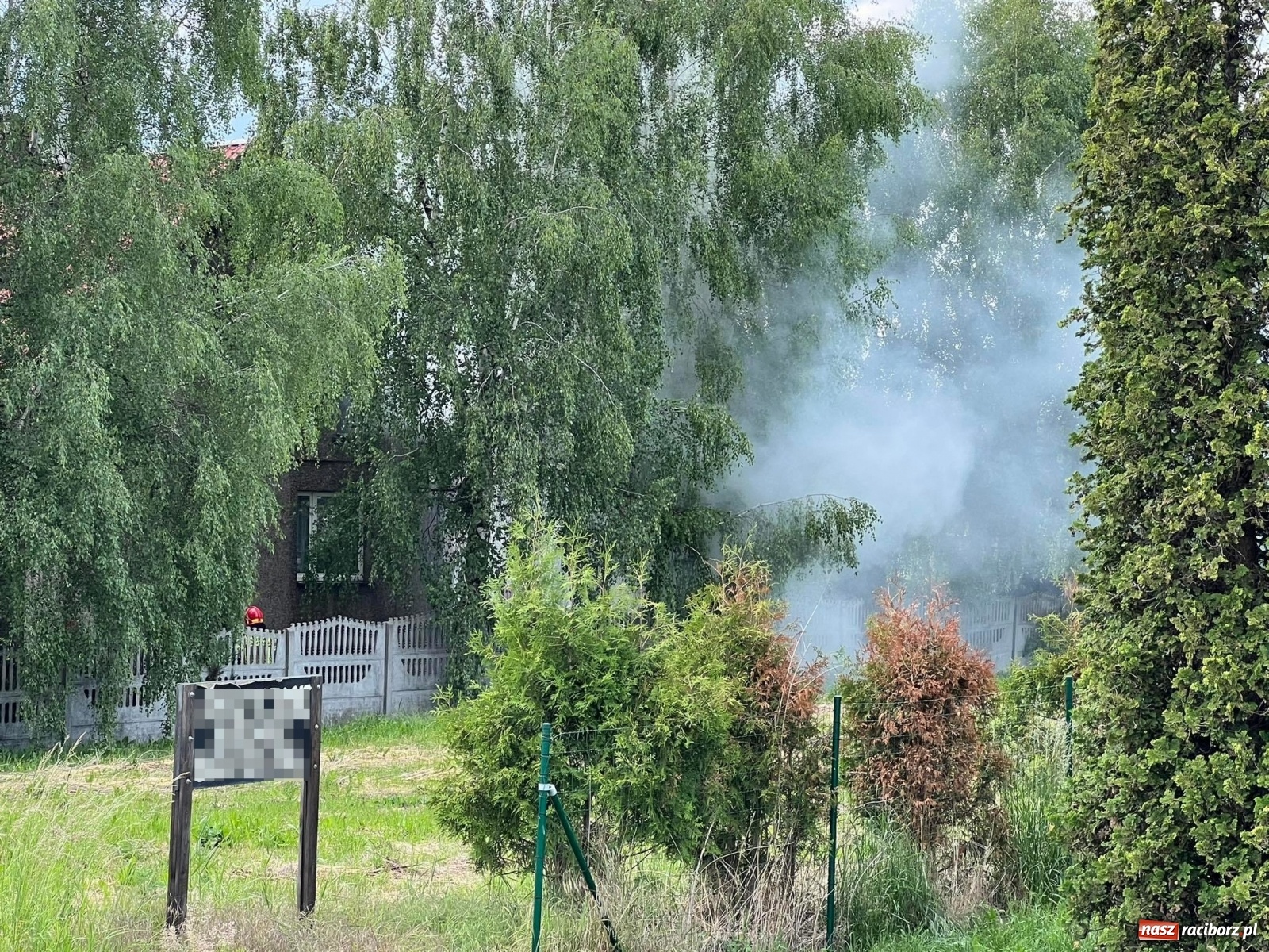 Zdjęcie w galerii na portalu naszraciborz.pl: Raport 998. Poważny pożar w Pogrzebieniu. Straty to 200 tys. złotych  wiadomości z regionu