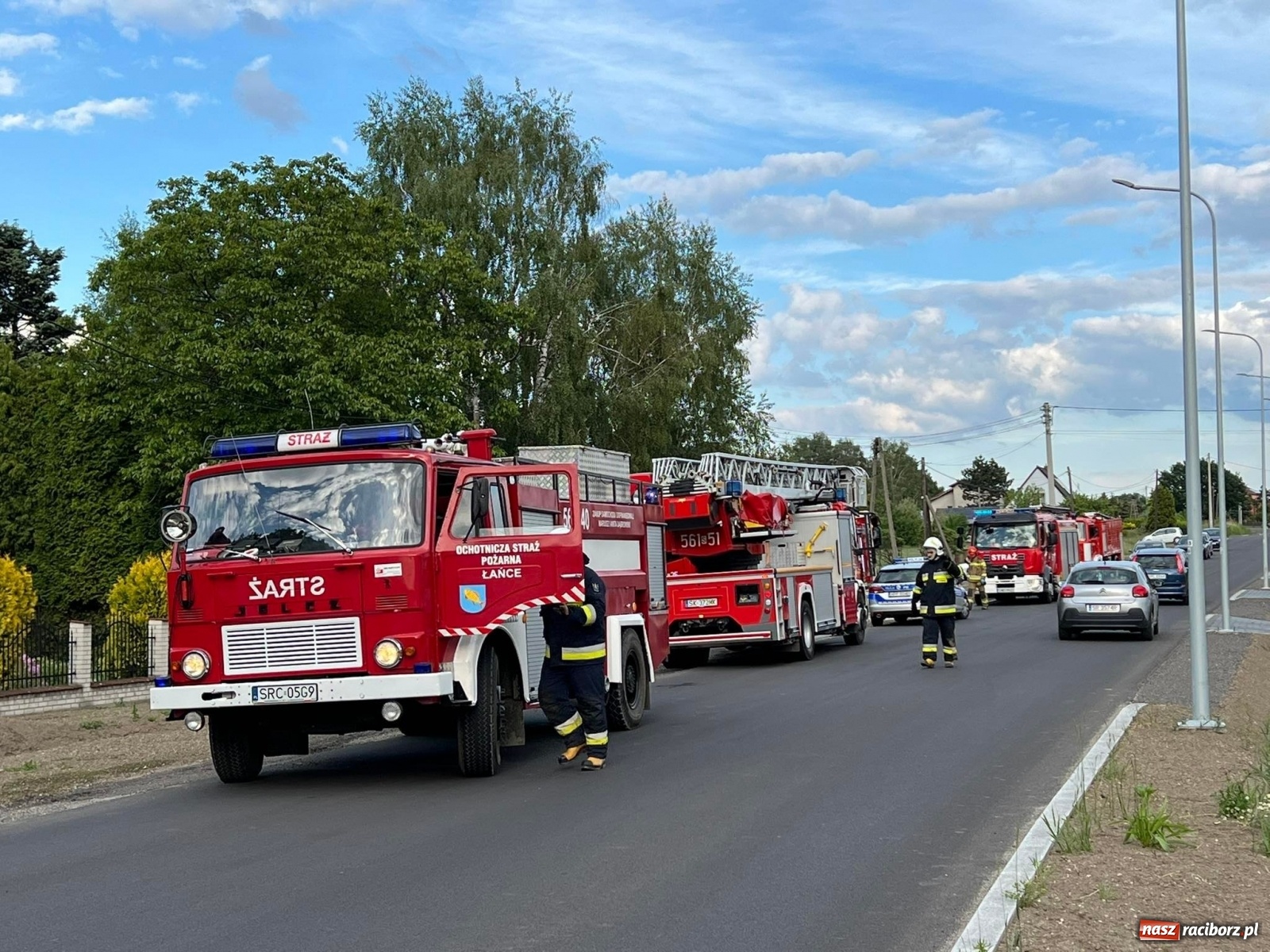Zdjęcie w galerii na portalu naszraciborz.pl: Raport 998. Poważny pożar w Pogrzebieniu. Straty to 200 tys. złotych  wiadomości z regionu