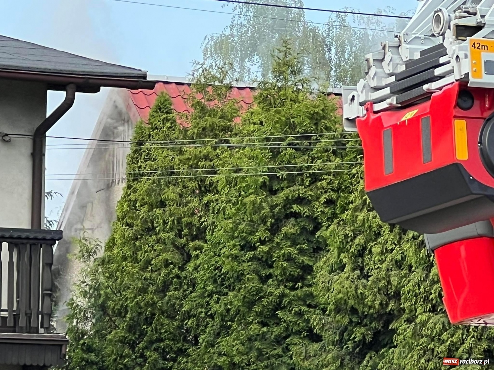 Zdjęcie w galerii na portalu naszraciborz.pl: Raport 998. Poważny pożar w Pogrzebieniu. Straty to 200 tys. złotych  wiadomości z regionu