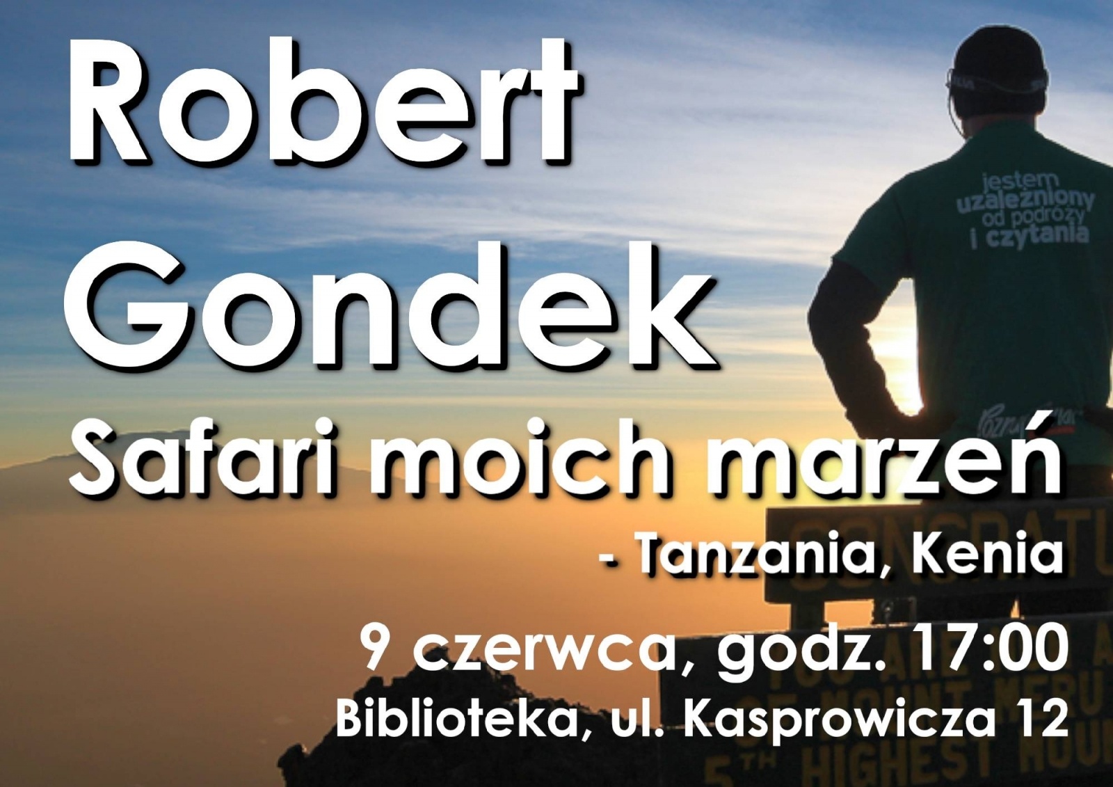 Zdjęcie w galerii na portalu naszraciborz.pl: Safari moich marzeń - Tanzania, Kenia. Spotkanie podróżnicze z Robertem Gondkiem wiadomości z regionu