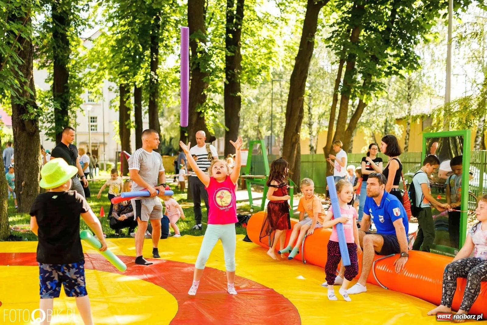 Zdjęcie w galerii na portalu naszraciborz.pl: Dzień Dziecka w parku Jordanowskim [FOTO i WIDEO] wiadomości z regionu