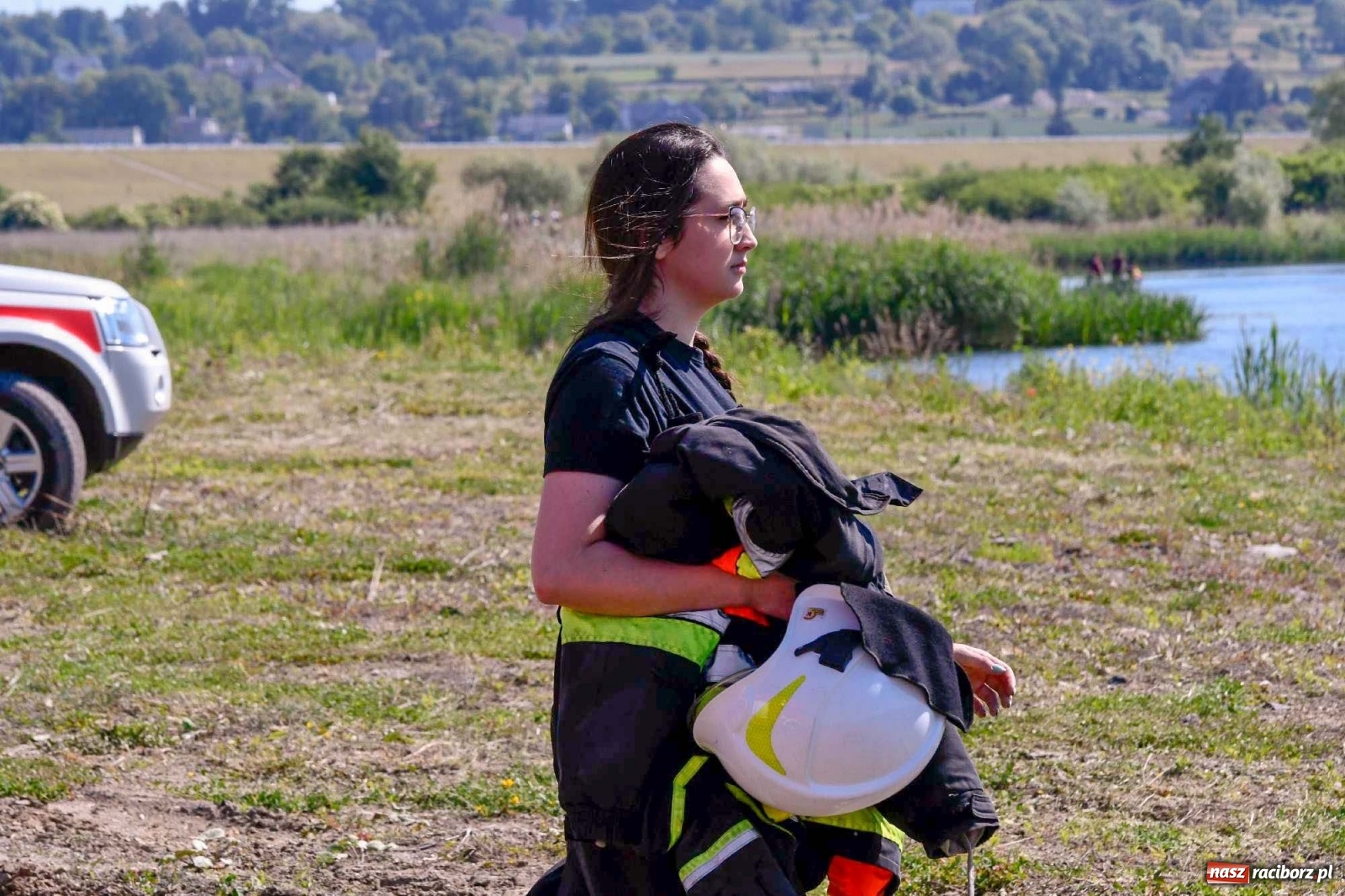 Zdjęcie w galerii na portalu naszraciborz.pl: Kompania odwodowa KSRG powiatu raciborskiego ćwiczyła dziś na terenie zbiornika Racibórz [FOTO i WIDEO] wiadomości z regionu