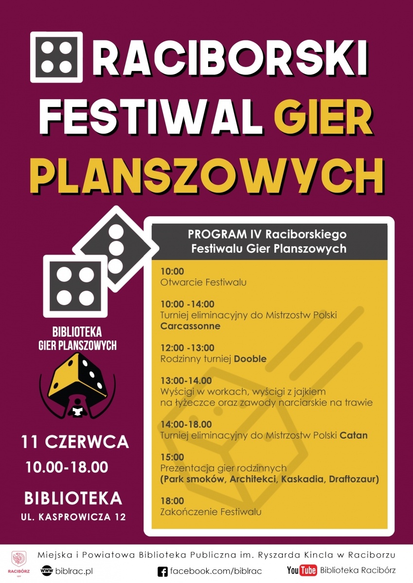 Zdjęcie w galerii na portalu naszraciborz.pl: Zbliża się IV Raciborski Festiwal Gier Planszowych wiadomości z regionu