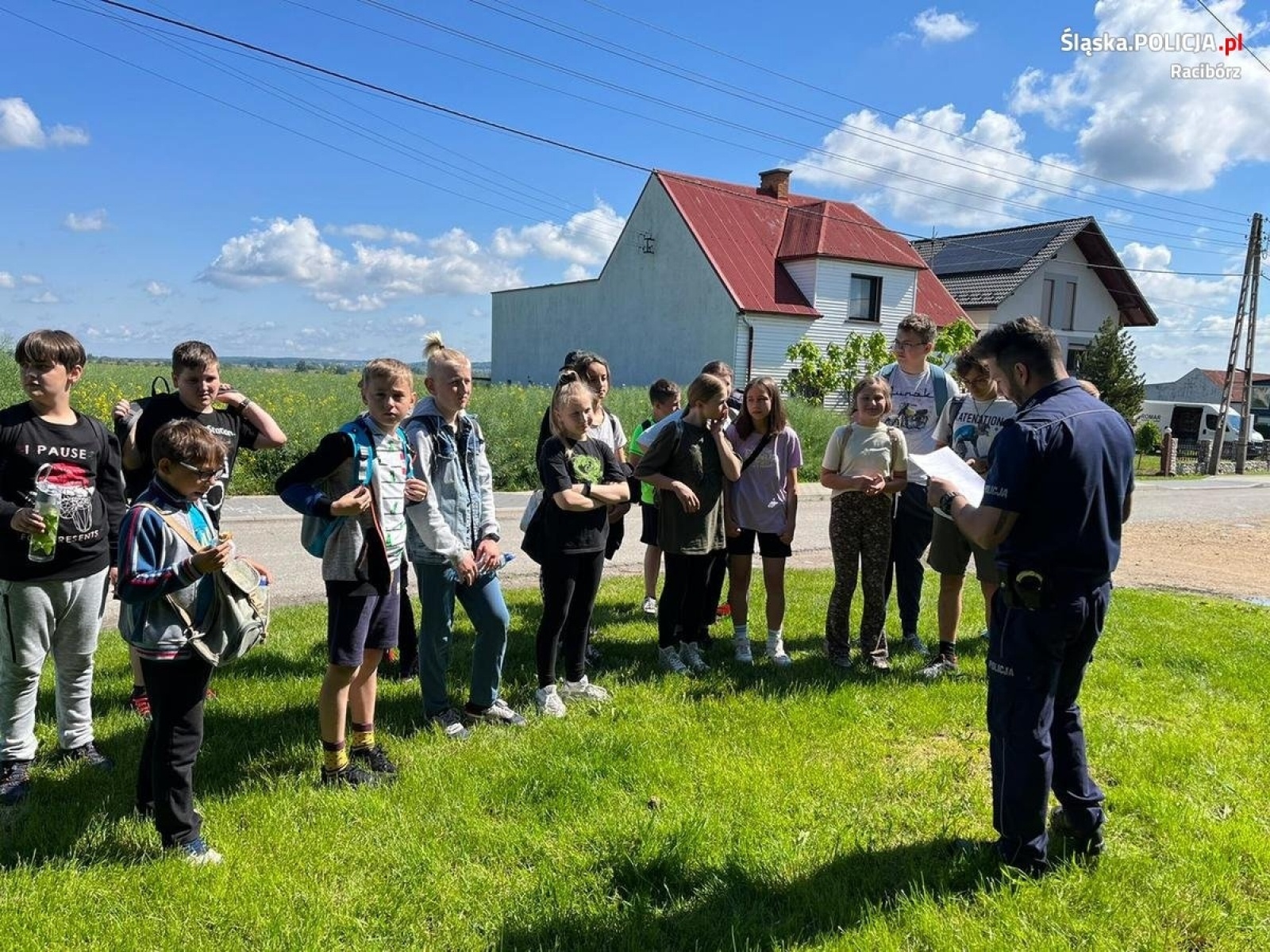 Zdjęcie w galerii na portalu naszraciborz.pl: Przedwakacyjna pogadanka w bieńkowickiej szkole wiadomości z regionu