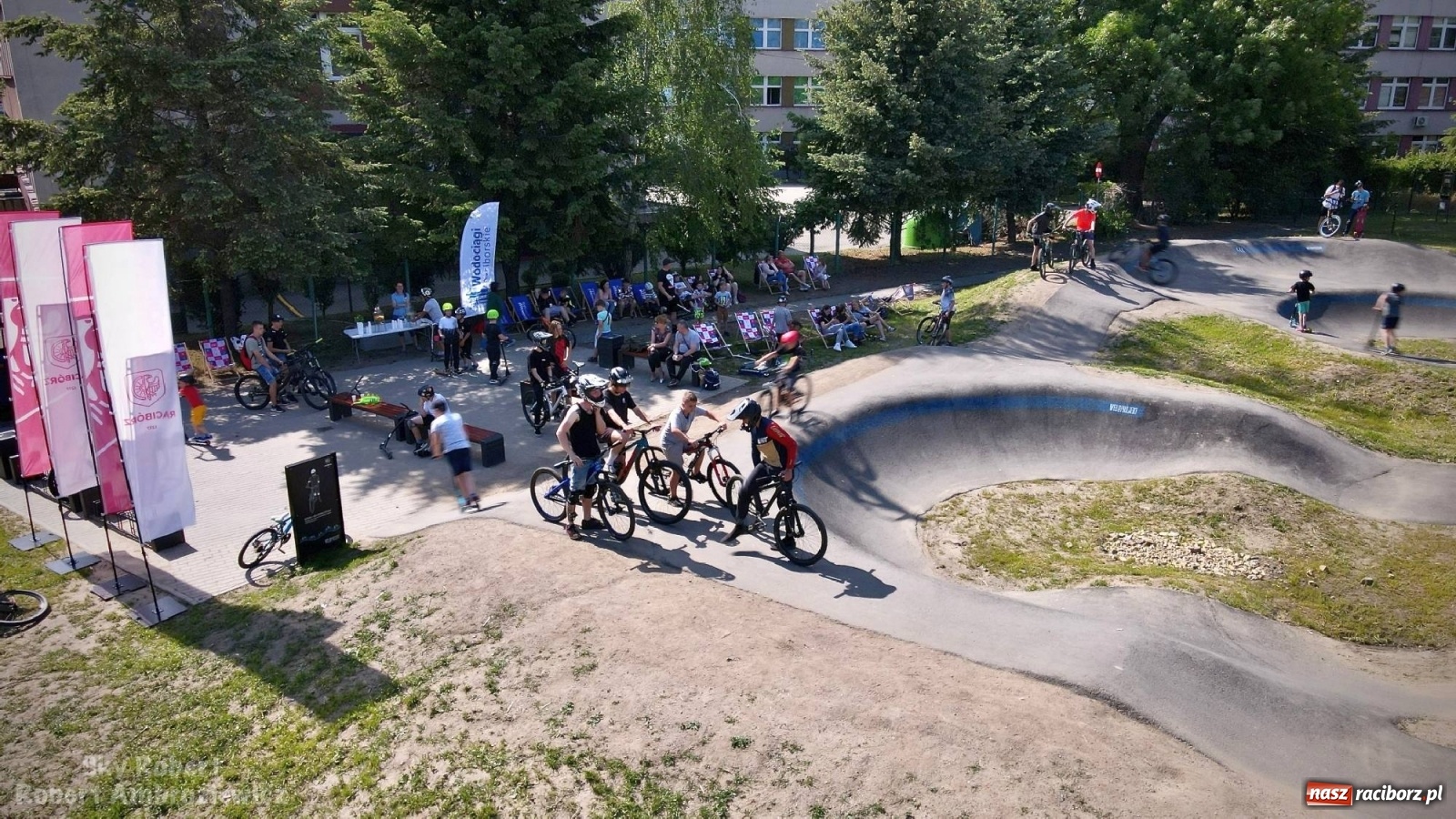 Zdjęcie w galerii na portalu naszraciborz.pl: Raciborski pumptrack oficjalnie otwarty [WIDEO] wiadomości z regionu