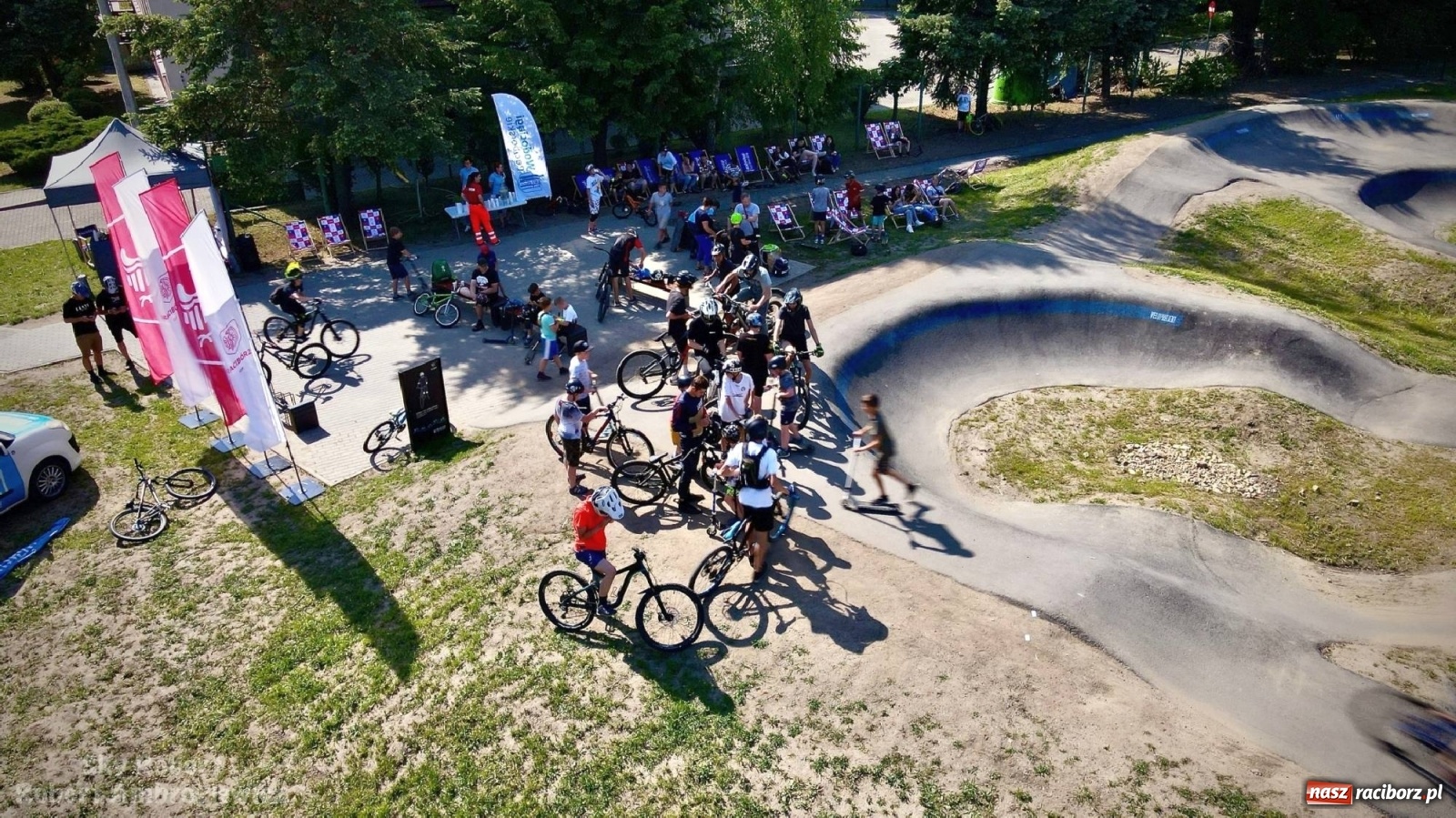 Zdjęcie w galerii na portalu naszraciborz.pl: Raciborski pumptrack oficjalnie otwarty [WIDEO] wiadomości z regionu
