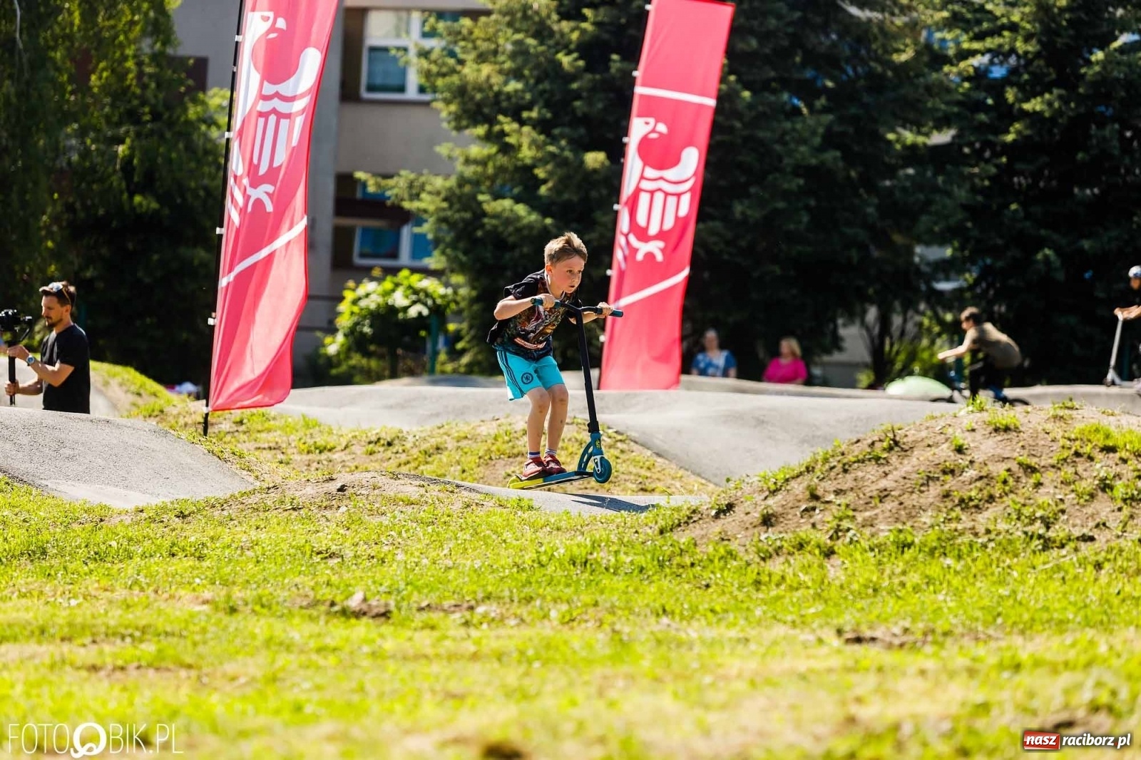 Zdjęcie w galerii na portalu naszraciborz.pl: Raciborski pumptrack oficjalnie otwarty [WIDEO] wiadomości z regionu