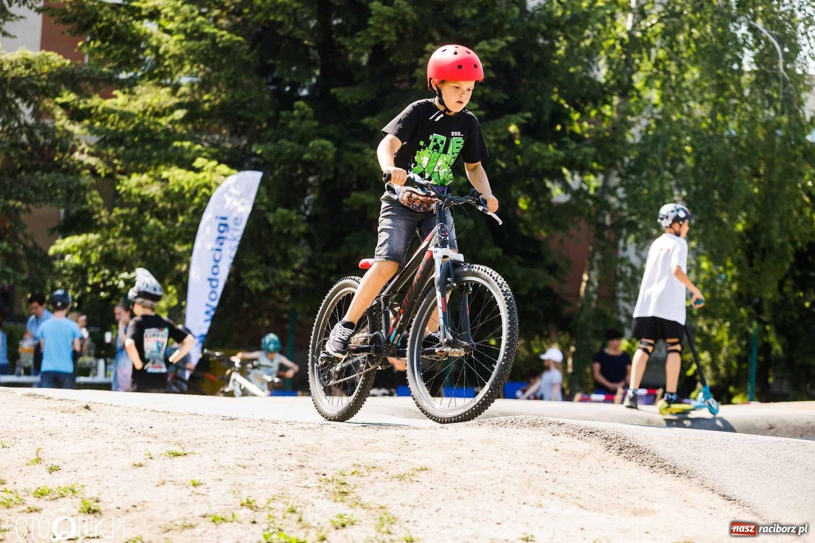 Zdjęcie w galerii na portalu naszraciborz.pl: Raciborski pumptrack oficjalnie otwarty [WIDEO] wiadomości z regionu